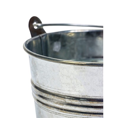 Декоративное кашпо для цветов «Ведёрко альма», 500 мл, d=10 см, h=9.4 см, металлическое