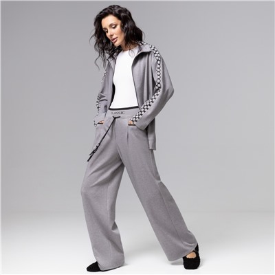 Брюки с карманами спереди, Красота в движении (серые)