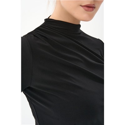 Лонгслив Нора (чёрный-2)