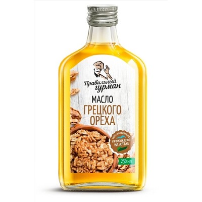 Масло грецкого ореха 250мл ЭКОПРОДУКТЫ, 1182255