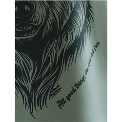 Футболка из премиального хлопка с авторским принтом