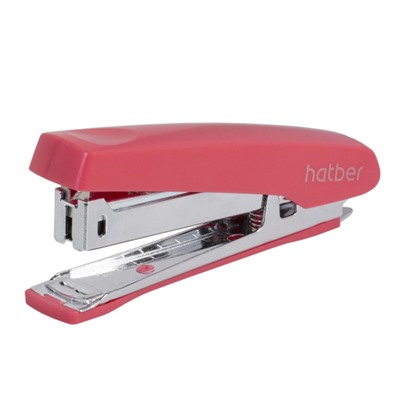 Степлер 10 на 12 листов "Джентл" с антистеплером ассорти (085963) Хатбер
