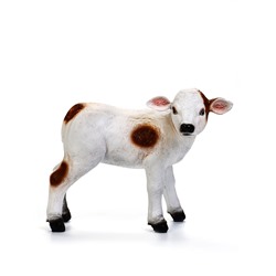 Садовая фигура из полистоуна «Телёнок», 27 см