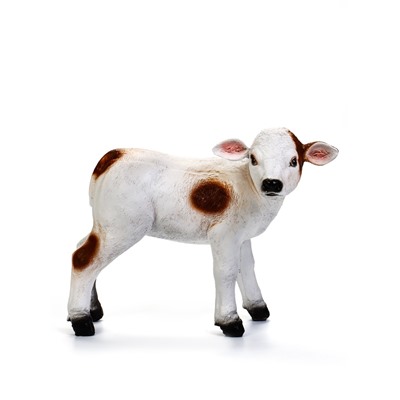 Садовая фигура из полистоуна «Телёнок», 27 см