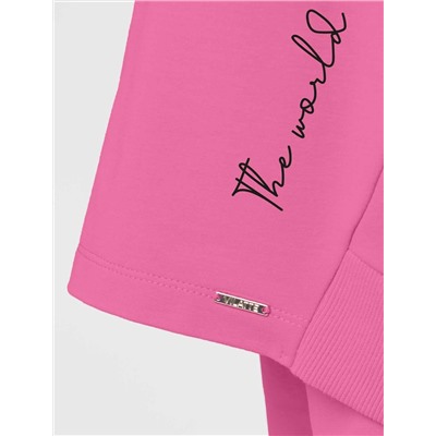 Свитшот из премиального футера с принтом