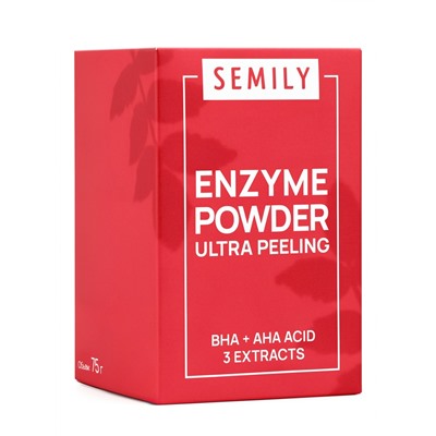 Энзимная пудра для умывания SEMILY ULTRA, от акне и постакне, 75 г