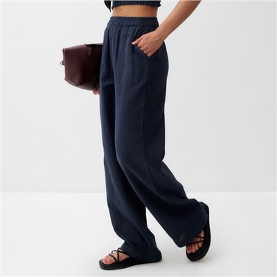 Брюки женские MIST Muslin, размер 42-44, серые