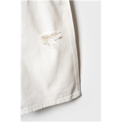 Шорты текстильные джинсовые для девочек PLAYTODAY, 1243741