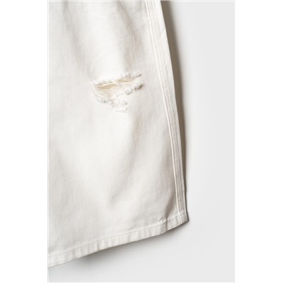 Шорты текстильные джинсовые для девочек PLAYTODAY, 1243741