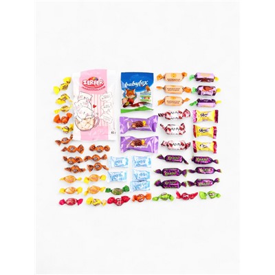 Сладкий детский новогодний подарок «С Новым годом»: конфеты + раскраска внутри, 500 г