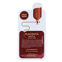 Mediheal Тканевая маска для лица с плацентой / Placenta Revital Essential Mask, 35 г 13217