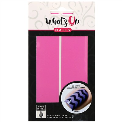 Whats Up Nails, Лента с простым зигзагом, 122 полоски