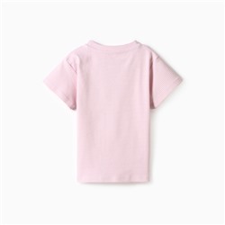 Футболка для девочки KAFTAN: Love, розовая, размер 30, рост 98-104 см