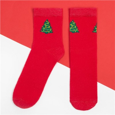 Носки женские новогодние KAFTAN «Счастье» размер 36-40 (23-25 см), набор 2 пары