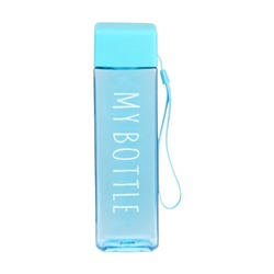 Бутылка для воды My bottle, 450 мл, 20×5.5 см, голубая