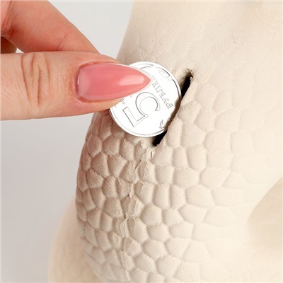 Копилка - раскраска из гипса на новый год «Милая змея», набор для творчества