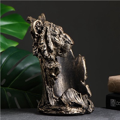 Подставка для бутылки «Тигр», под бронзу, 16×18×24 см