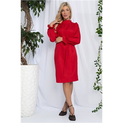 Платье Яркий акцент (красное) П12959-36М