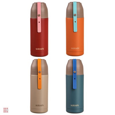 SATOSHI Термос-кружка 350мл "Колор", нерж.сталь, 4 цвета