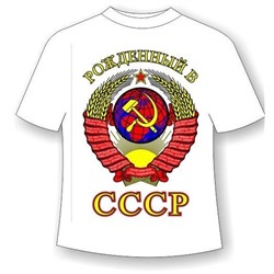 Футболка Рожденный в СССР 215