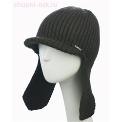 11923 1A F KHW Корби Ушанка женская флис (56-58)