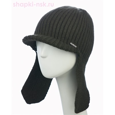 11923 1A F KHW Корби Ушанка женская флис (56-58)