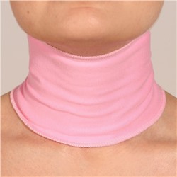 Гелевая SPA-маска для шеи, многоразовая, на липучке, 46×10 см, розовая