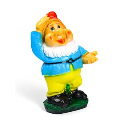 Садовая фигура из гипса «Гном с протянутой рукой», 25×21×43 см