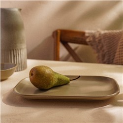 Блюдо фарфоровое SL Home «Песчаный бриз», 29.5×20 см, бежевый