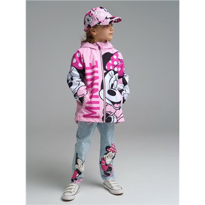 Брюки текстильные джинсовые для девочек