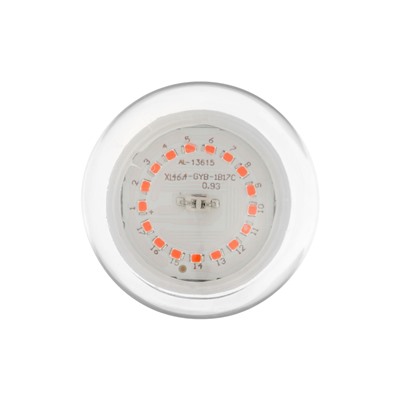 Фитолампа для растений VKL Electric, A65, 15 Вт, E27, IP20, красно-синий спектр