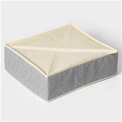 Органайзер для хранения белья Доляна «Европа», 18 ячеек, 35×30×12 см, бежевый