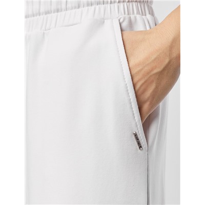 Прямые брюки из тонкого премиального футера с эластаном