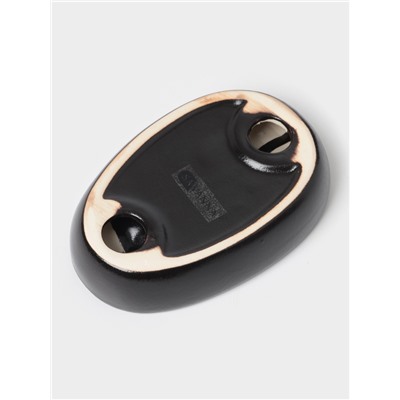 Аксессуары для ванной SAVANNA «Вуду», 3 предмета, мыльница, дозатор для мыла, стакан, чёрные