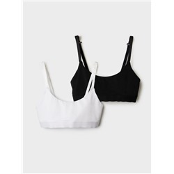 Бюстгальтер трикотажный для девочек, 2 шт в комплекте