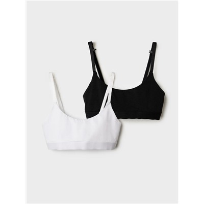 Бюстгальтер трикотажный для девочек, 2 шт в комплекте