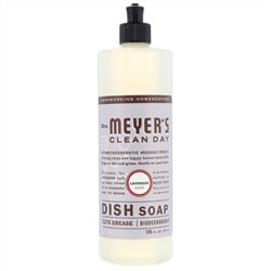 Mrs. Meyers Clean Day, Dish Soap, Lavender Scent, 16 fl oz (473 ml)