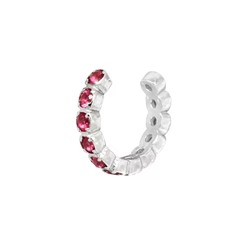 Каффы из серебра рубеллит кварц, Ю-28022р