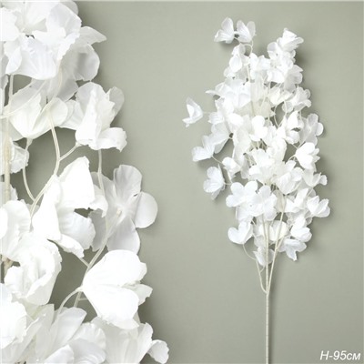 Цветок искусственный БЕЛЫЙ 95 см / ZHQ-22 /уп 20/200/