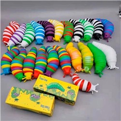 Игрушка антистресс головоломка Слизень Finger Slug ассорти