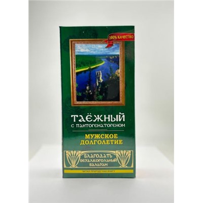 Бальзам безалкогольный "Таежный" с пантогематогеном Мужское долголетие
