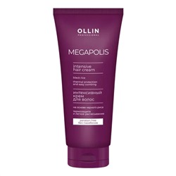 Ollin Интенсивный крем для волос на основе черного риса / Megapolis, 200 мл 9258