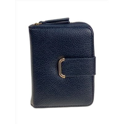 Женское портмоне из искусственной кожи, цвет черный