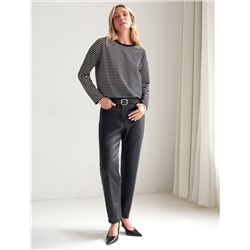 Джемпер из премиального хлопка с эластаном