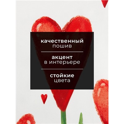 Полотенце «Этель. Цветы», 40×73 см, 100% хлопок, саржа 190 г/м²