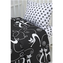 КПБ комби с простыней на резинке арт. КПБ-ПРКО/котовасия