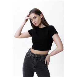 00002 кроп - топ (Черный)