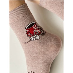 Новогодние БРЕСТСКИЕ НОСКИ ЖЕНСКИЕ 1137Е NEW YEAR