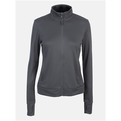 Рашгард на молнии с длинным рукавом женский Resport, размер 42, серый