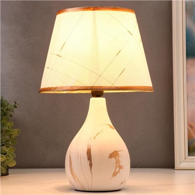 Лампа настольная 16614/1WT E14 40 Вт белый 22.5×22.5×35.5 см RISALUX